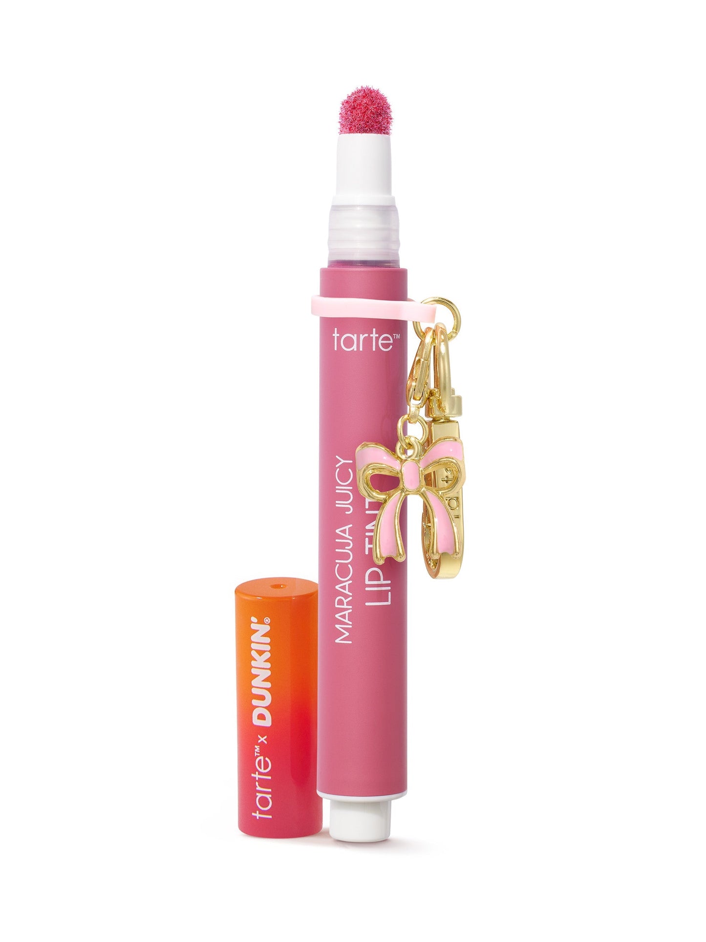 tarte™ x Dunkin' maracuja juicy lip tint stain + free charm duo